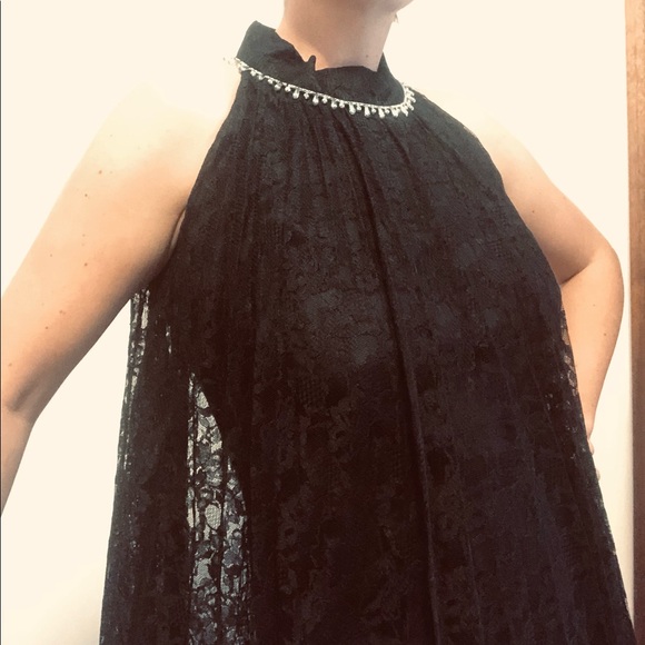 Vintage 1960’s black lace tent dress - Picture 2 of 6
